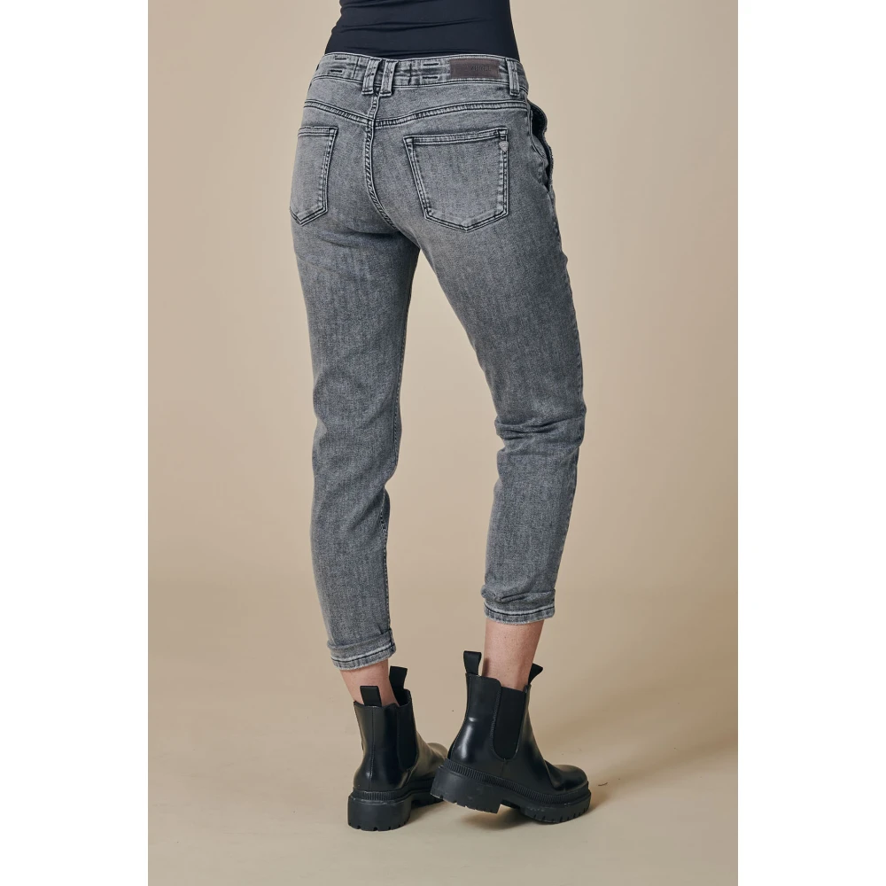 Zhrill Slim Fit Jeans Grijs Gray Dames