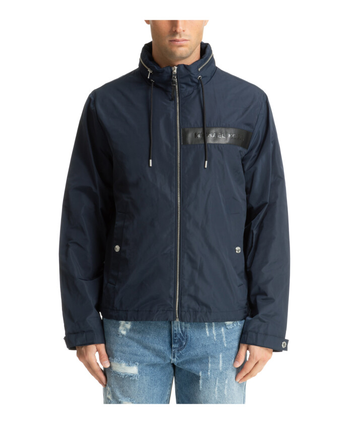 veste-unie-a-cordon-et-zip-avec-capuche-dissimulee