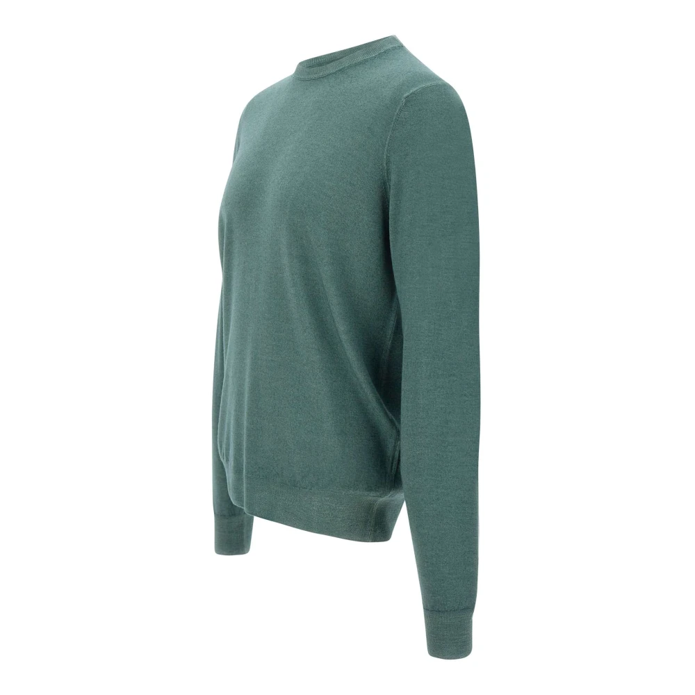 Filippo De Laurentiis Groene Wollen Trui Kleurencollectie Green Heren