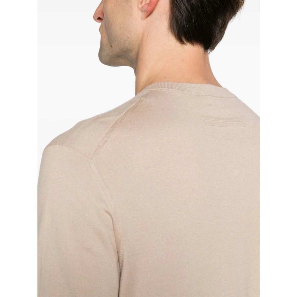 Ermenegildo Zegna Stijlvol N03 Maglia Shirt Beige Heren