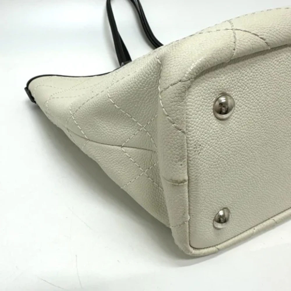 Chanel Vintage Pre-owned Leather chanel-bags White Dames