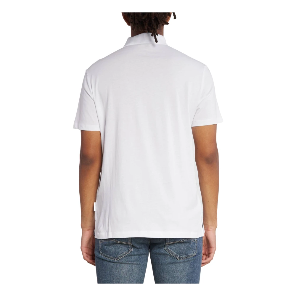 Armani Exchange Korte Mouw Polo Shirt White Heren