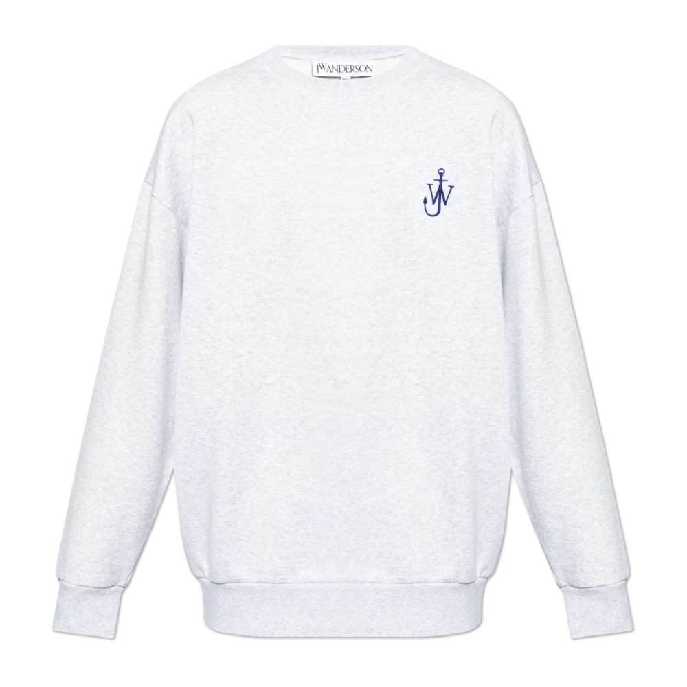 JW Anderson Sweatshirt met logo Gray Heren