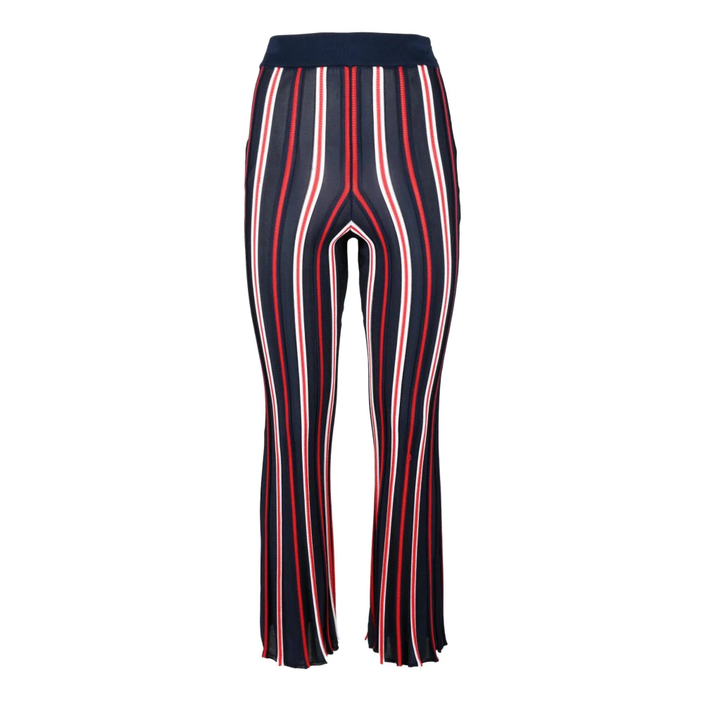 Elisabetta Franchi Stijlvolle Viscose Blend Broek Multicolor Dames