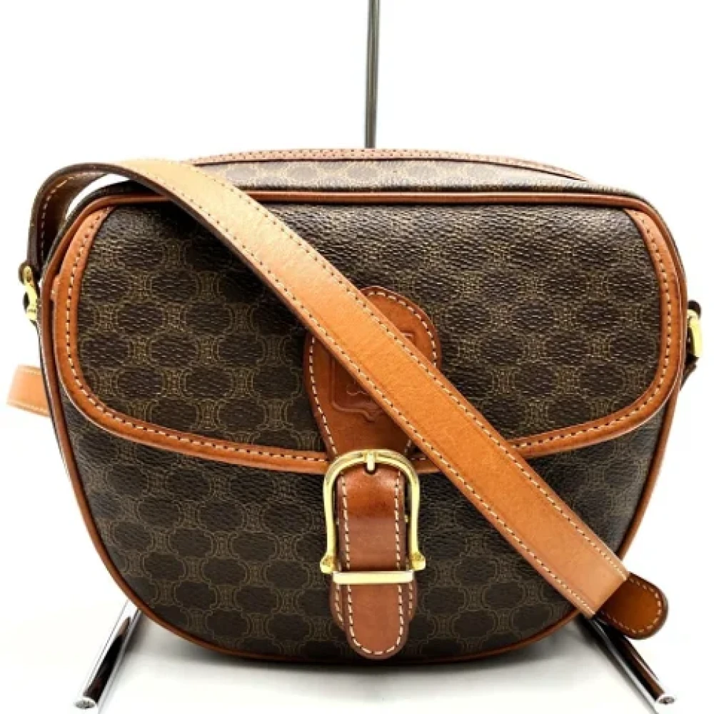 Celine Vintage Pre-owned Leather celine-bags Brown Dames