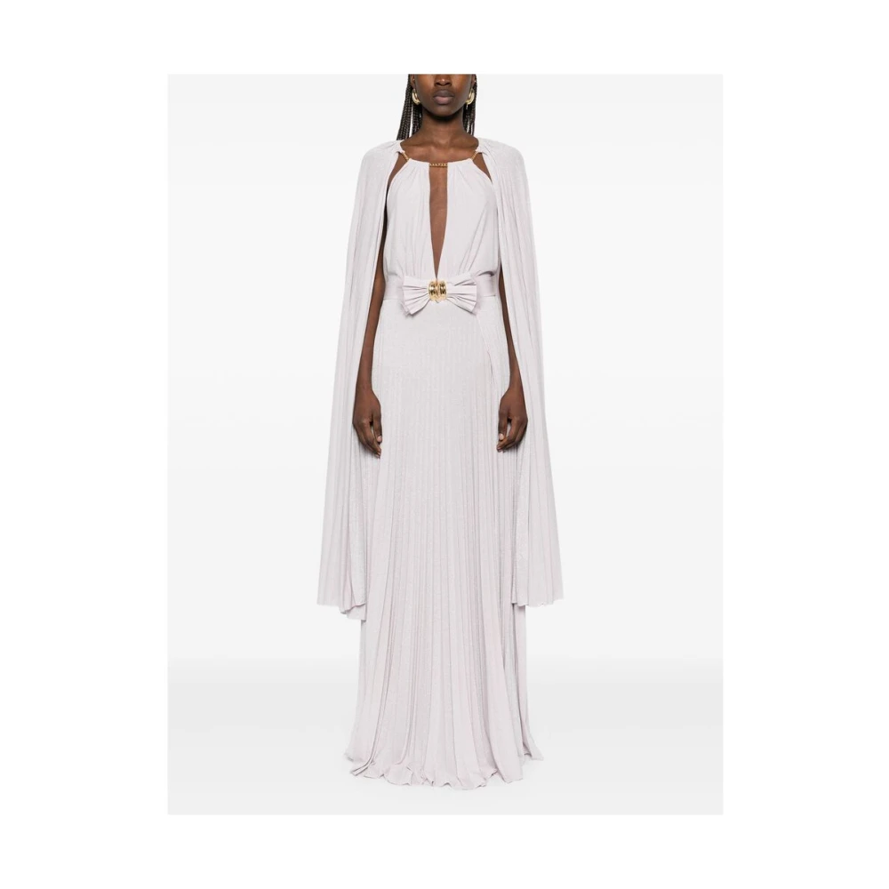 Elisabetta Franchi Stijlvolle Jurk Abr1351E2 544 Beige Dames