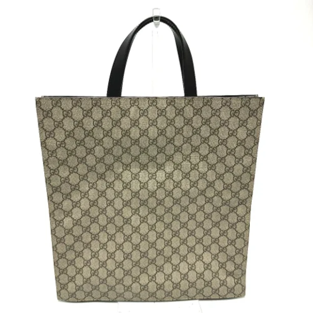 Gucci Vintage Pre-owned Canvas gucci-bags Beige Dames