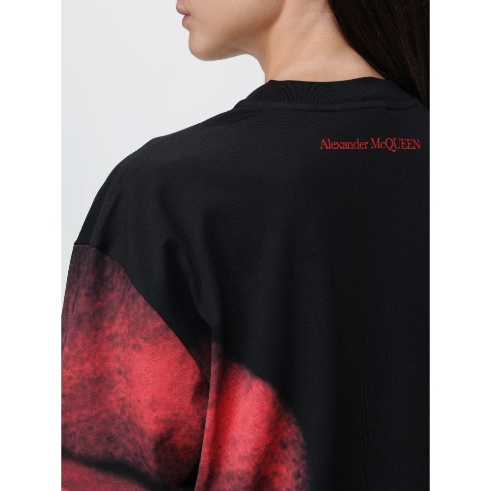 alexander mcqueen Casual Dames T-shirt Black Dames