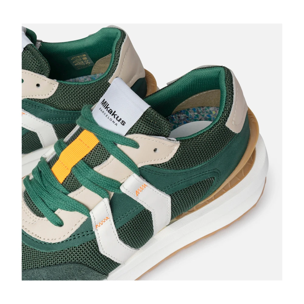 Mikakus Barcelona Groene Bos Sneakers Green Unisex