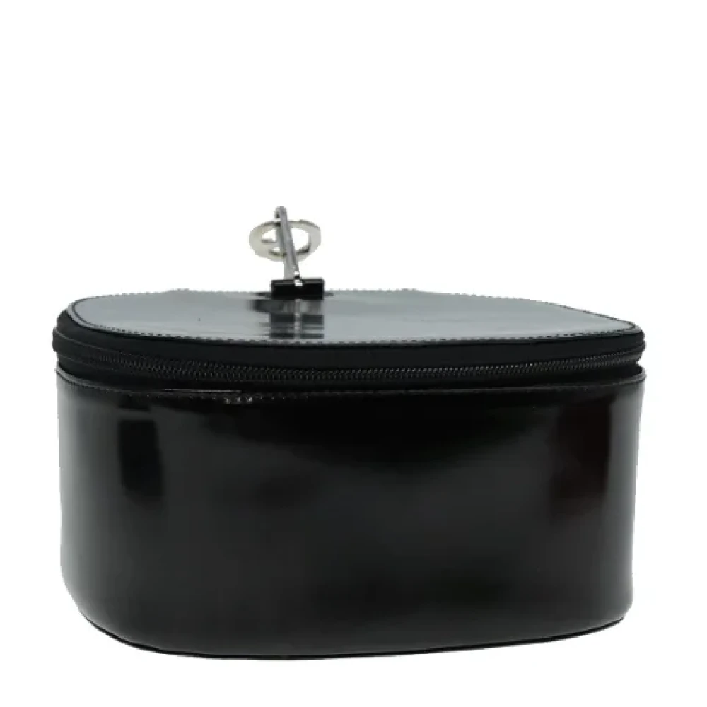 Gucci Vintage Pre-owned Leather handbags Black Dames