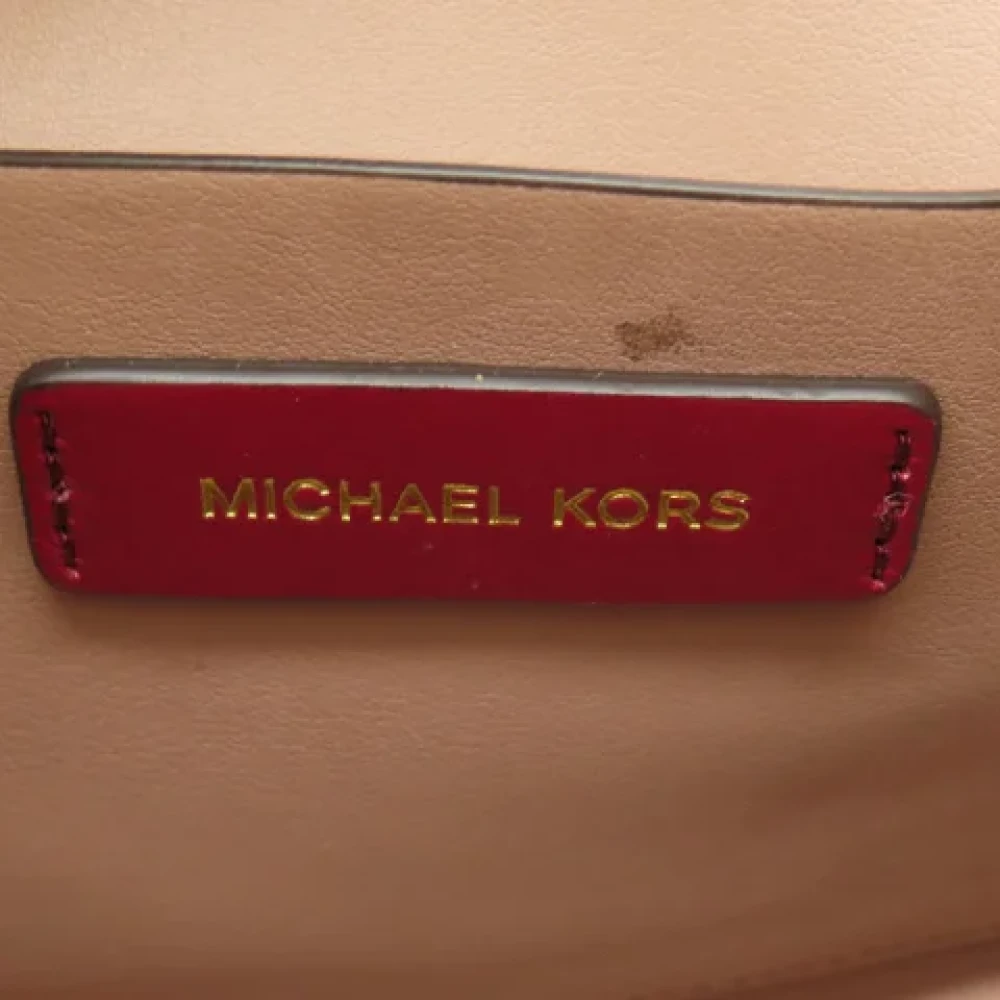 Michael Kors Pre-owned Leather handbags Red Dames