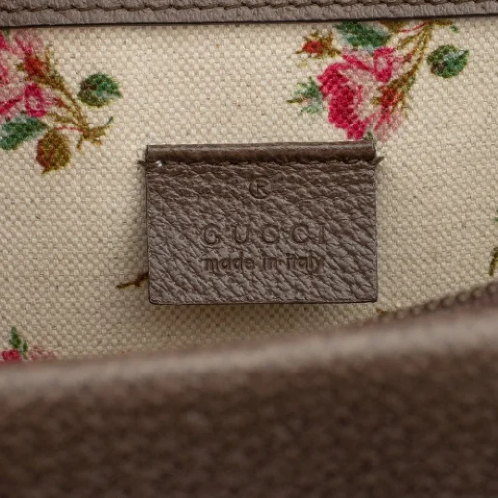 Gucci Vintage Pre-owned Leather gucci-bags Brown Dames