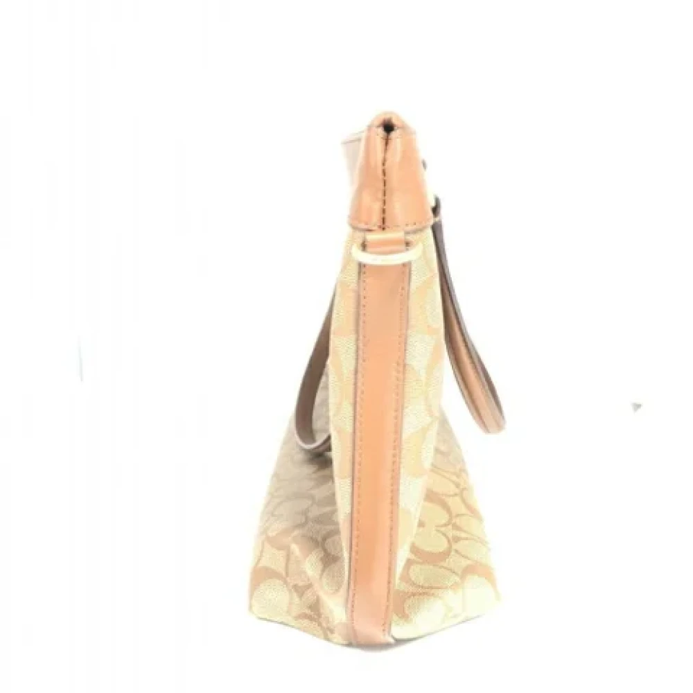 Coach Pre-owned Fabric handbags Brown Dames