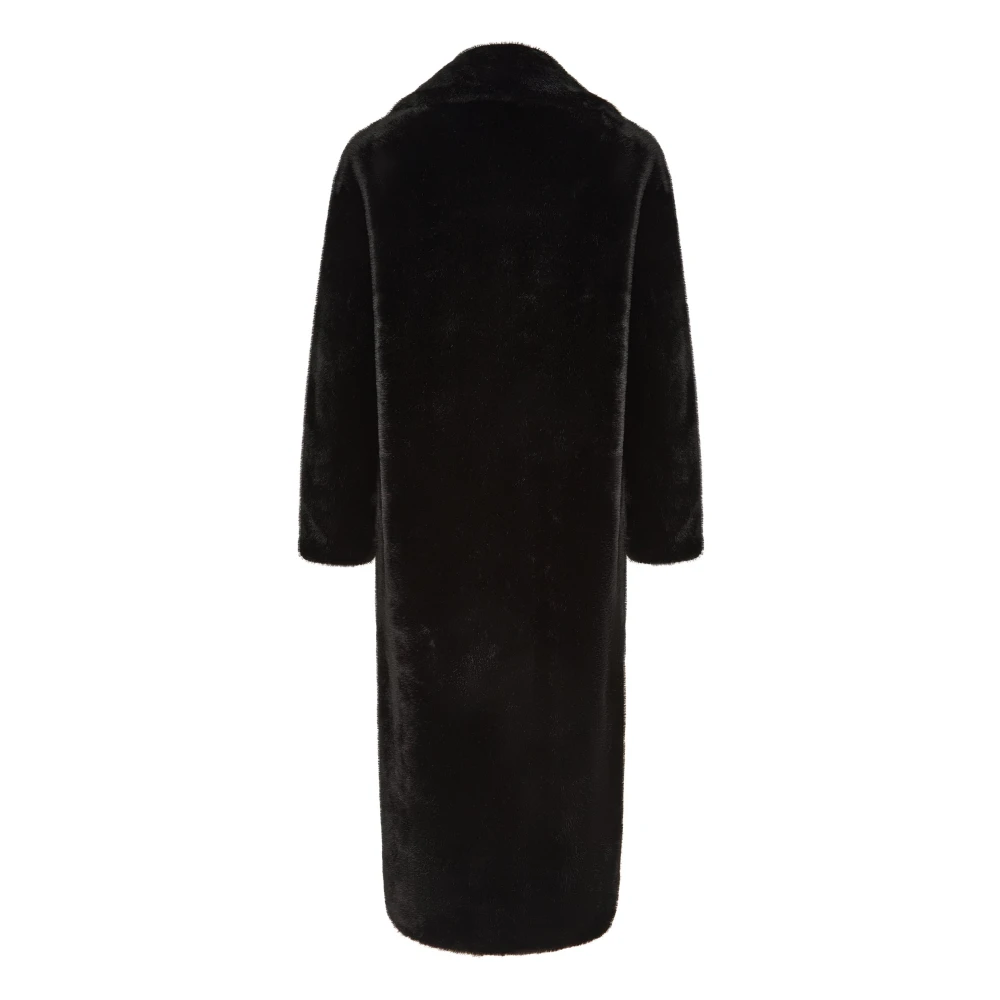 Cesare Gaspari Luxe Nep Bontjas Freya Zwart Black Dames