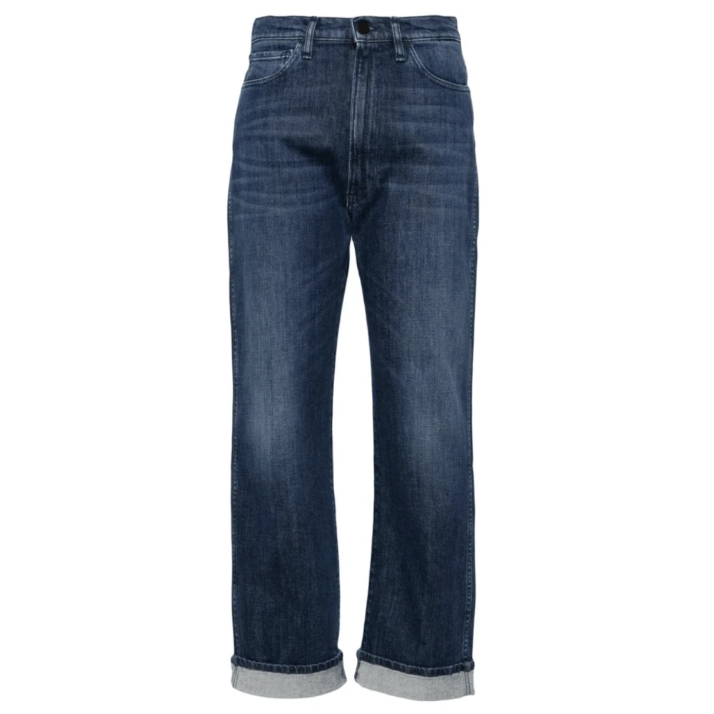 3X1 Cropped Jeans Blue Dames