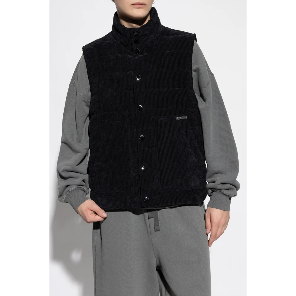 Dolce & Gabbana Geribd vest Black Heren