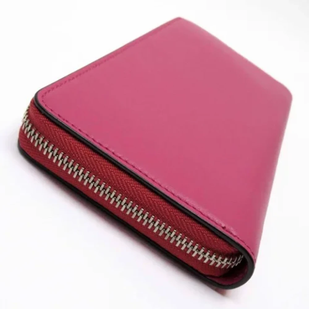 Jimmy Choo Pre-owned Leather wallets Pink Dames