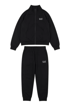 Dragkedjeförsedd sweatshirt och byxset