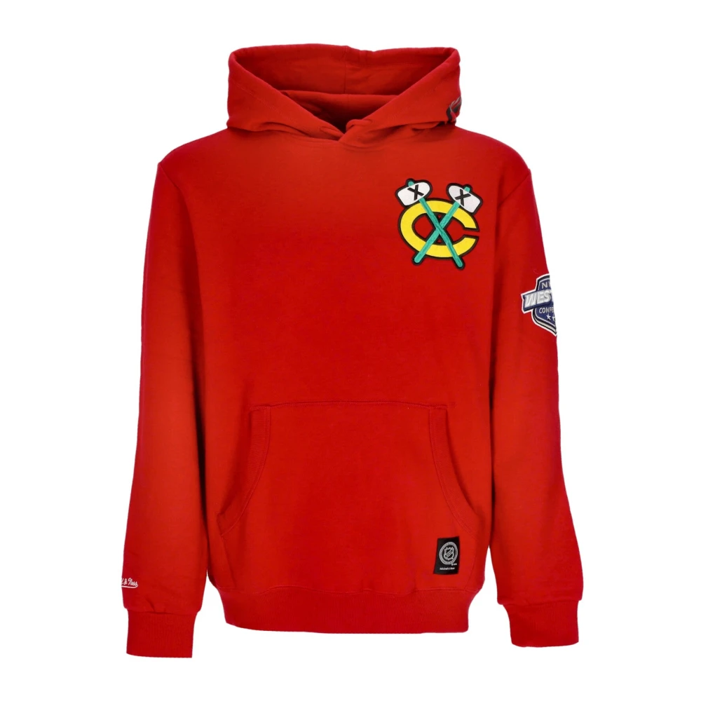 Mitchell & Ness Chicago Blackhawks Hoodie Red Heren