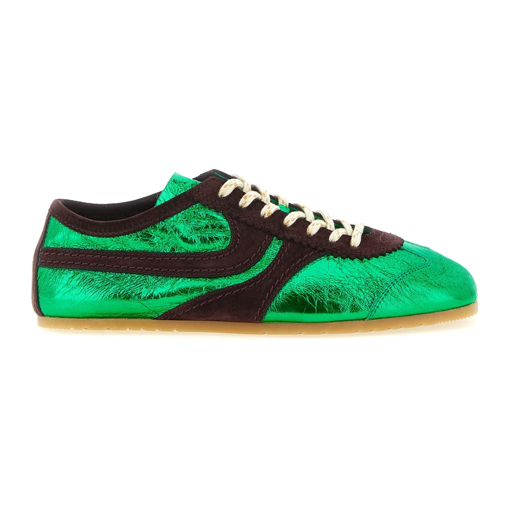 Dries Van Noten Women's Green Sneakers, 4 Uk, Trainers