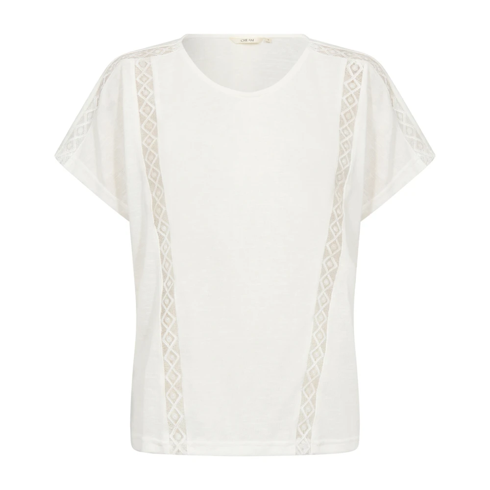 Cream - Tops > T-Shirts - White - Cream - Modalova