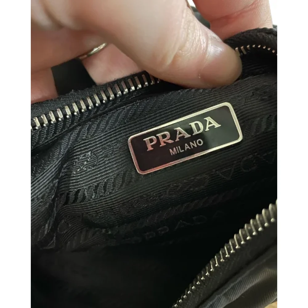Prada Vintage Pre-owned Nylon prada-bags Black Dames