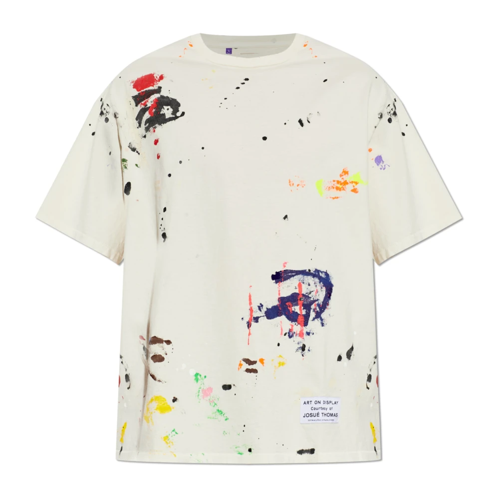 Gallery Dept. Beige T-Shirts, Male, 2XL, T-Shirt With Patch