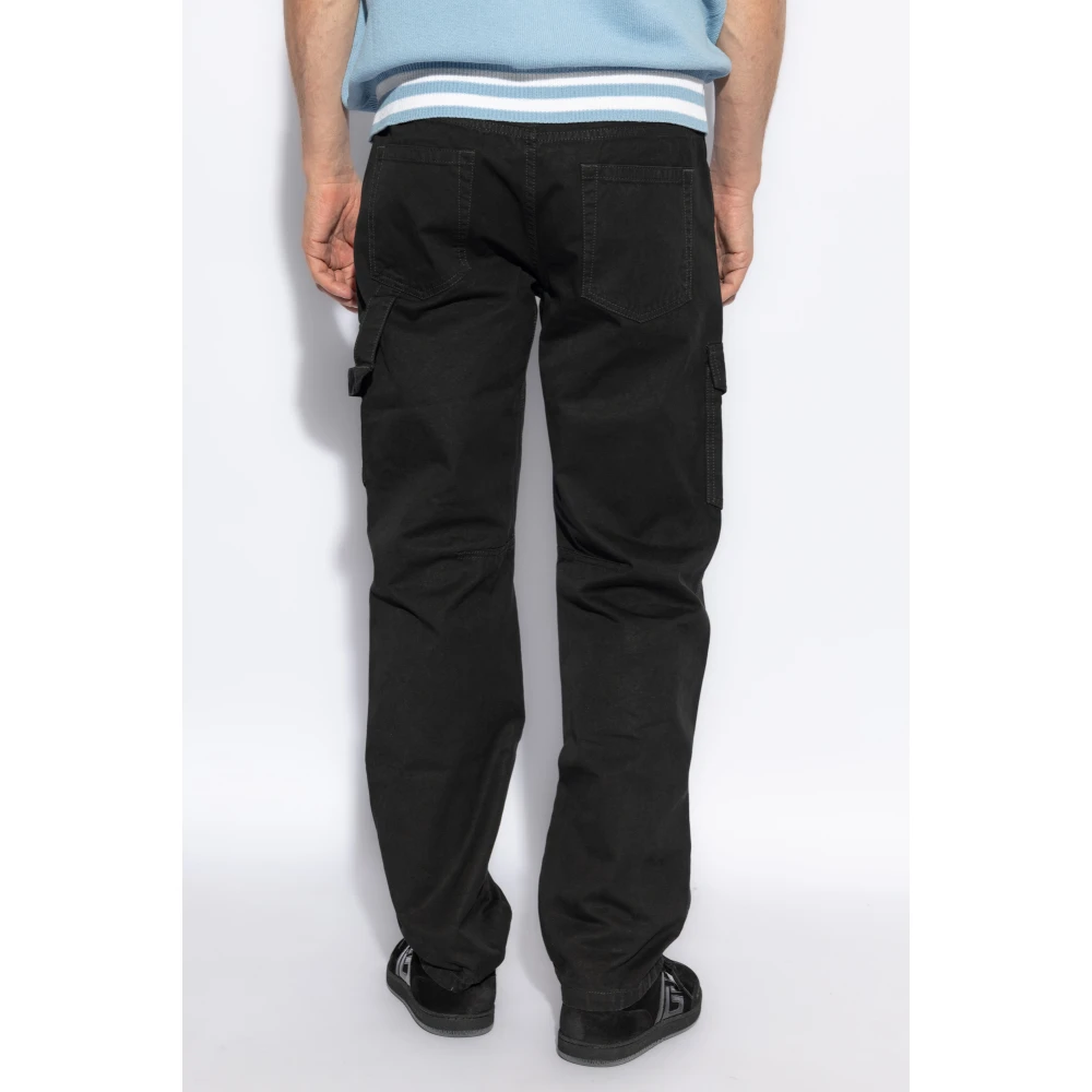 Balmain Broek met logo Black Heren