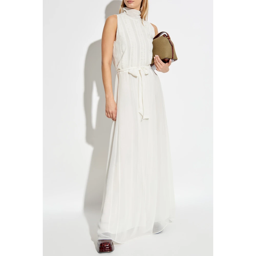 Forte Lange jurk Beige Dames