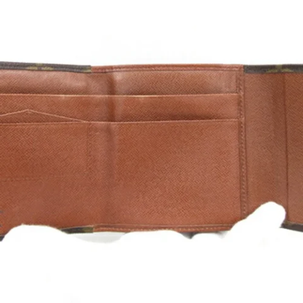 Louis Vuitton Vintage Pre-owned Canvas wallets Brown Dames