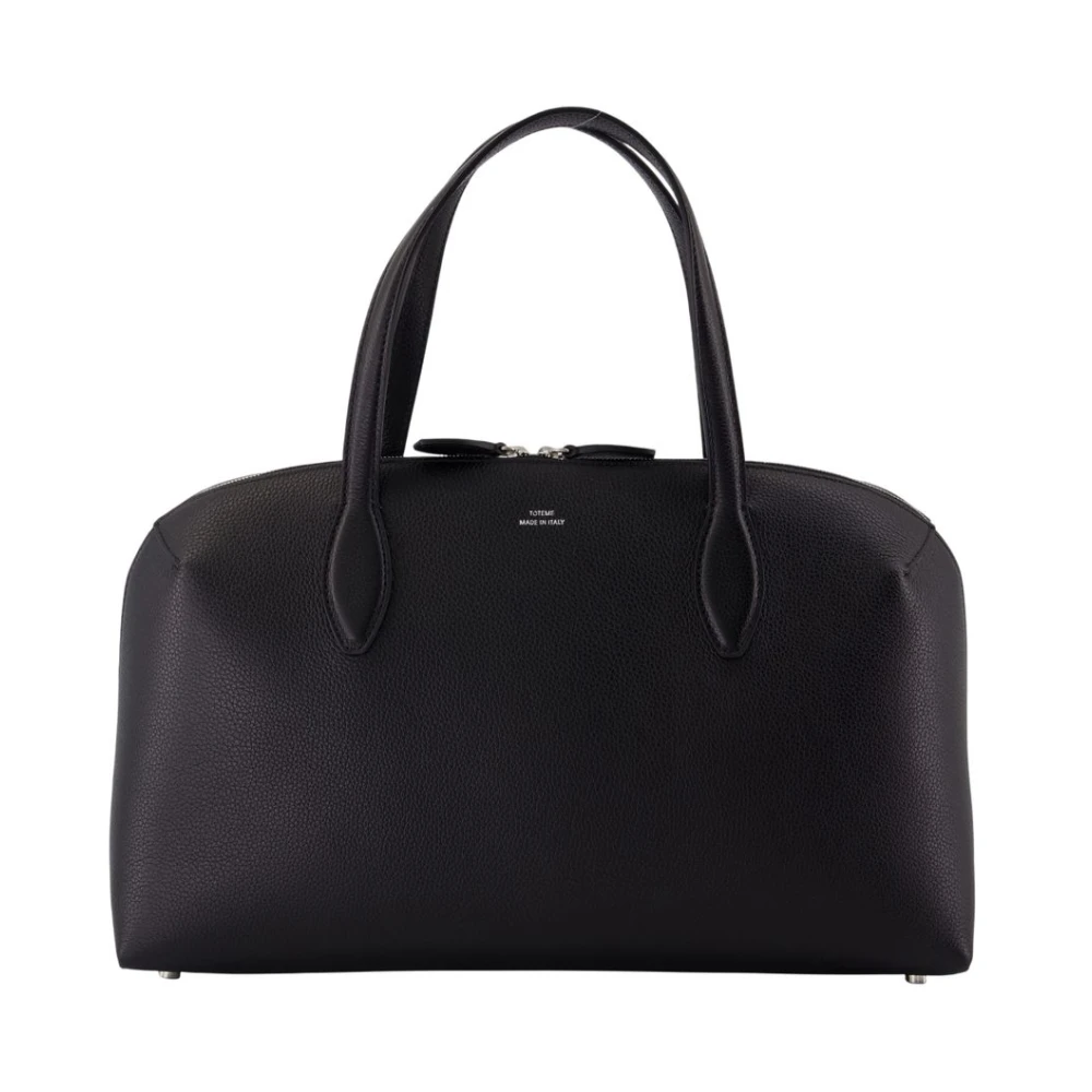 Totême Women's Black Handbags, One Size, Medium Lounge Zip Shopper Bag