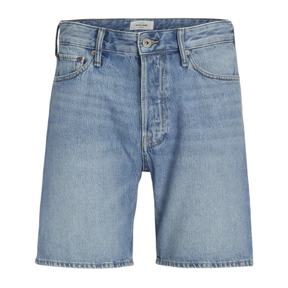 jack & jones Lichtblauwe Denim Casual Shorts Blue Heren