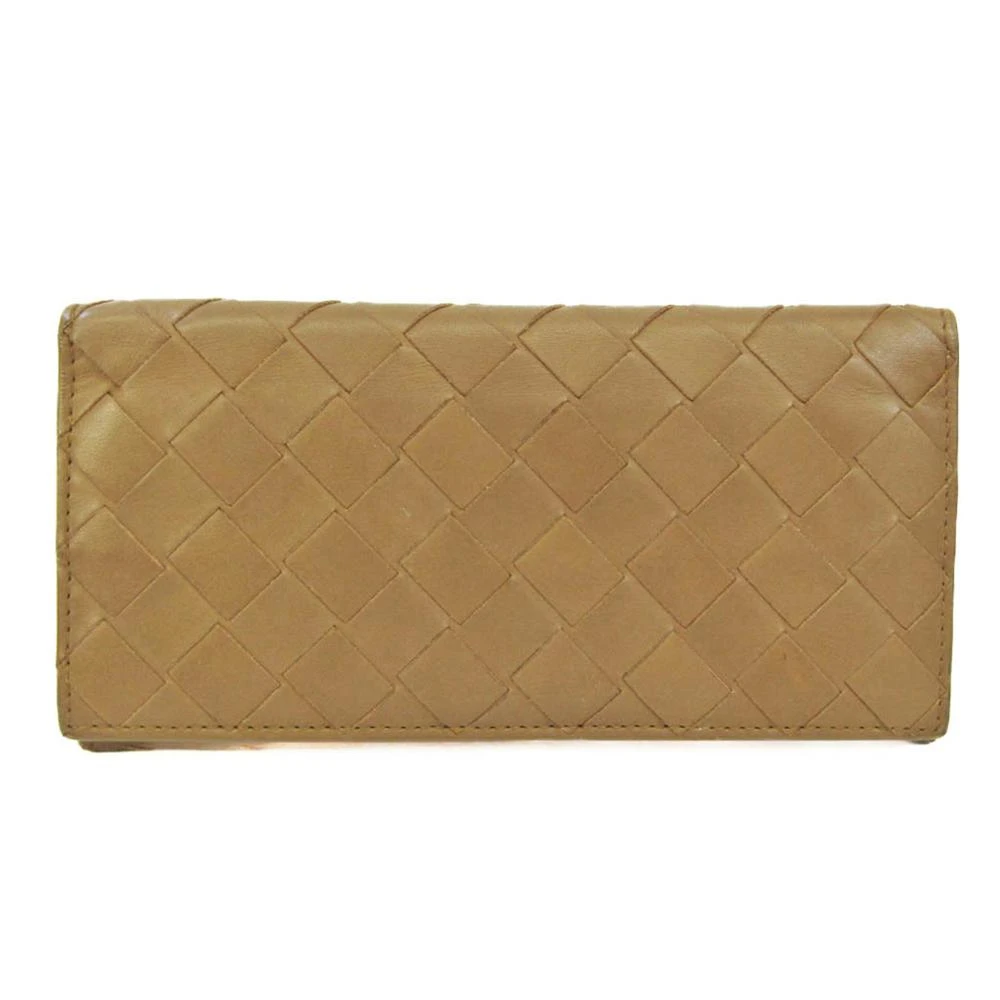Gebrauchte geflochtene Leder-Continental-Brieftasche - Bottega Veneta Vintage - Modalova