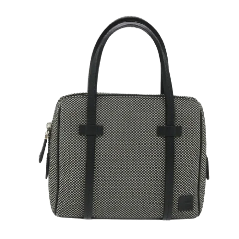 Bally Pre-owned Canvas shoulder-bags Gray Dames