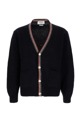 Donegal Intarsia Hector Patchwork Cardigan
