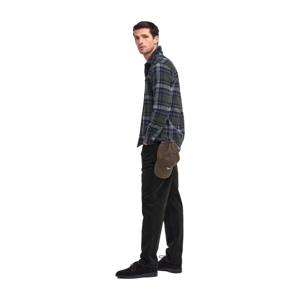 Barbour Snowcap Fitted Shirt Olive Multicolor Heren