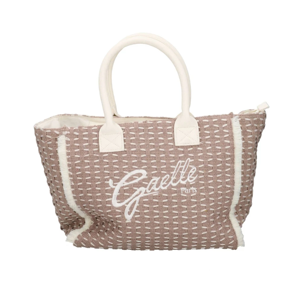 Gaëlle Paris Women's Beige Gaelle Shopper Bag - Shopping Bags - One Size - Bags
