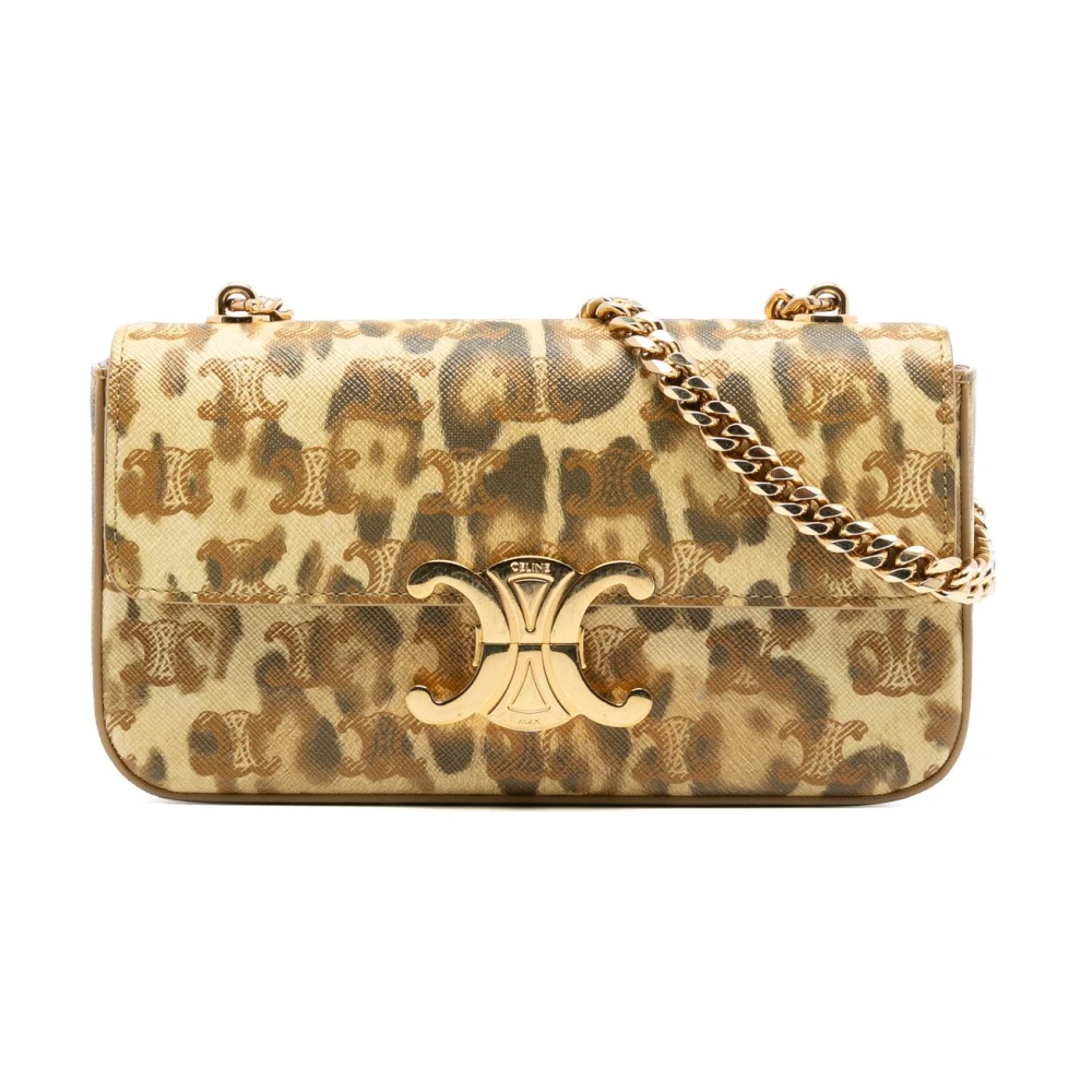 Celine Vintage Women's Pre-Owned Shoulder Bag With Chain