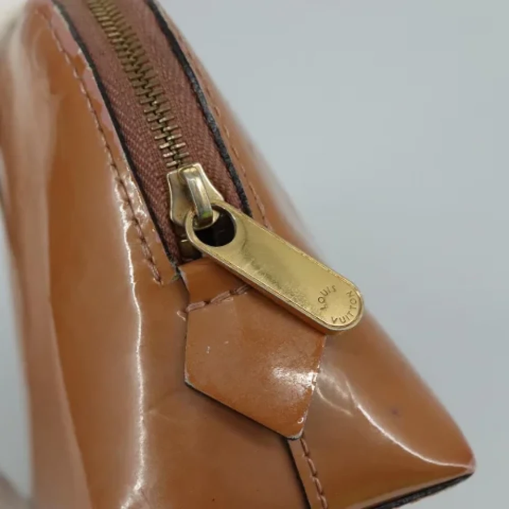 Louis Vuitton Vintage Pre-owned Leather pouches Brown Dames