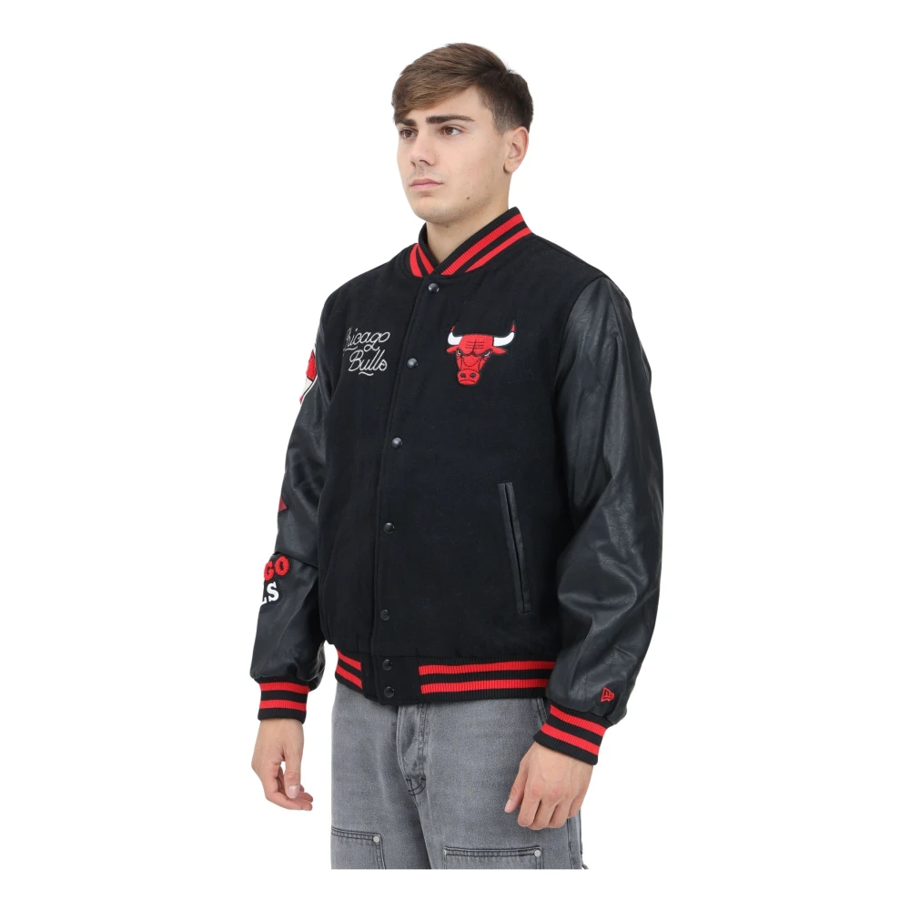 New era Chicago Bulls Bomberjack Zwart Black Heren