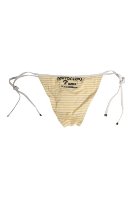 Tie Side Logo Bikini Bottom