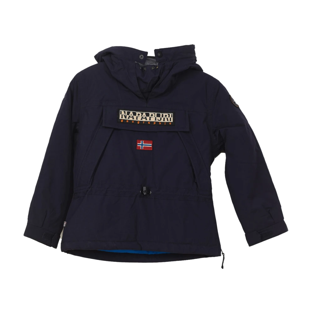 Napapijri Winter Jacket For Boys - Male - Light Jackets - Blue - 8 Y - Kids