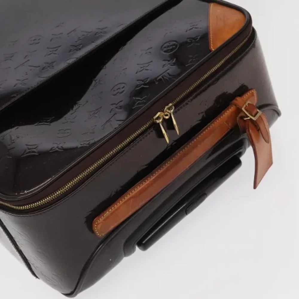 Louis Vuitton Vintage Pre-owned Leather travel-bags Purple Dames
