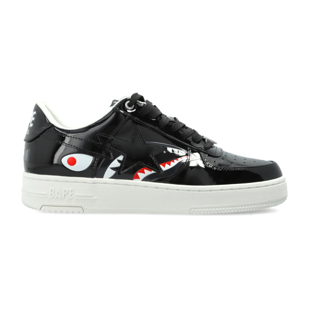 A Bathing APE Logo Sportschoenen Heren Schoenen Zwart