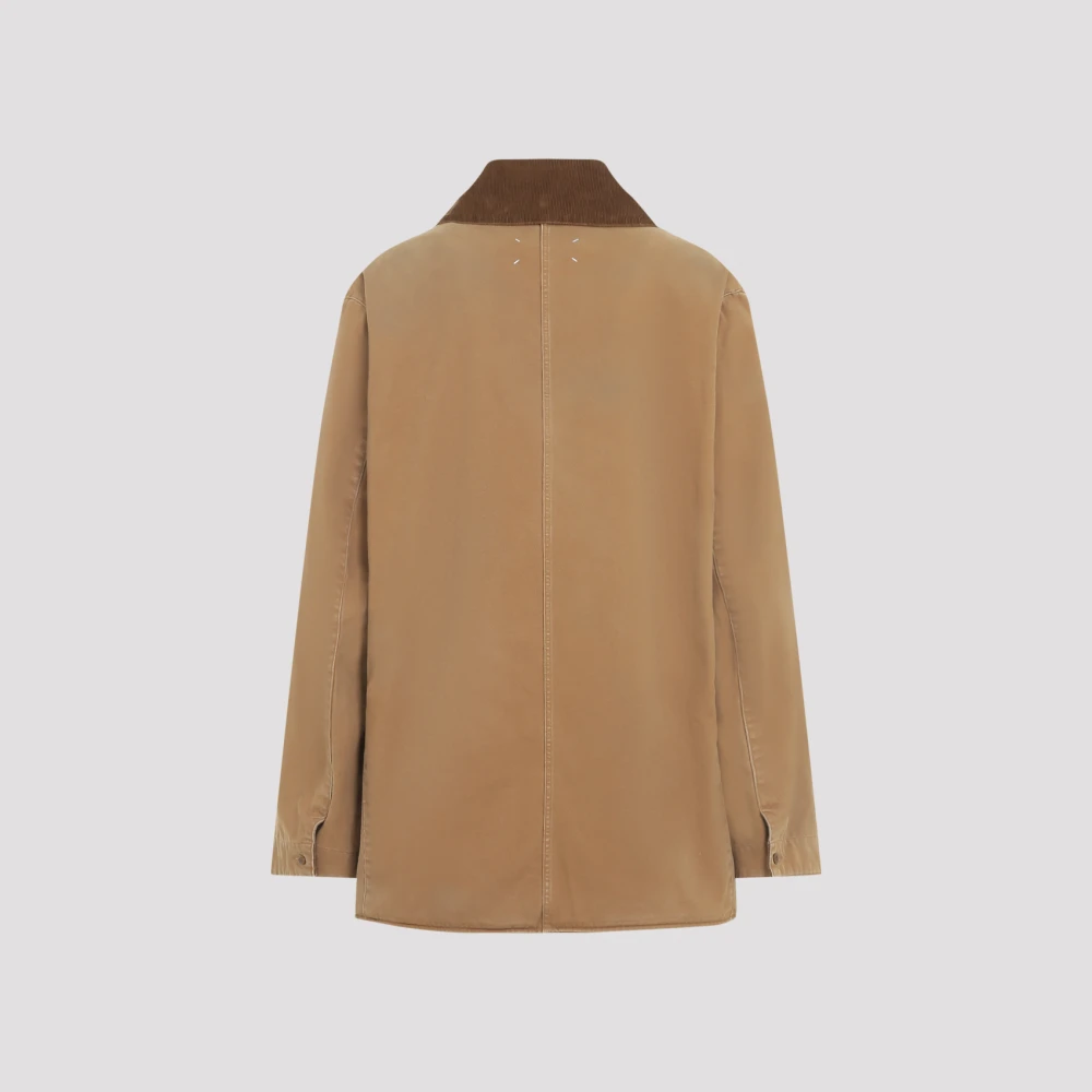 Maison Margiela Bruine Jas voor Mannen Aw24 Brown Heren