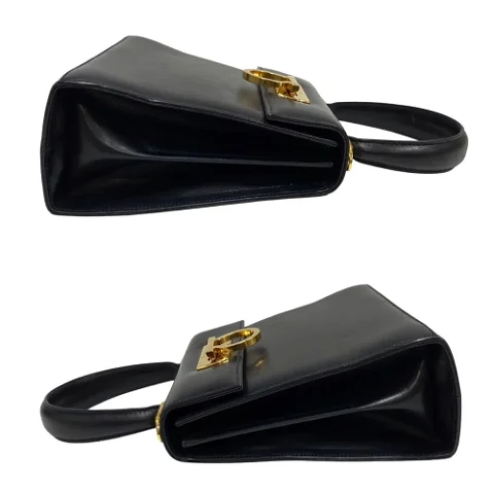 Salvatore Ferragamo Pre-owned Fabric handbags Black Dames