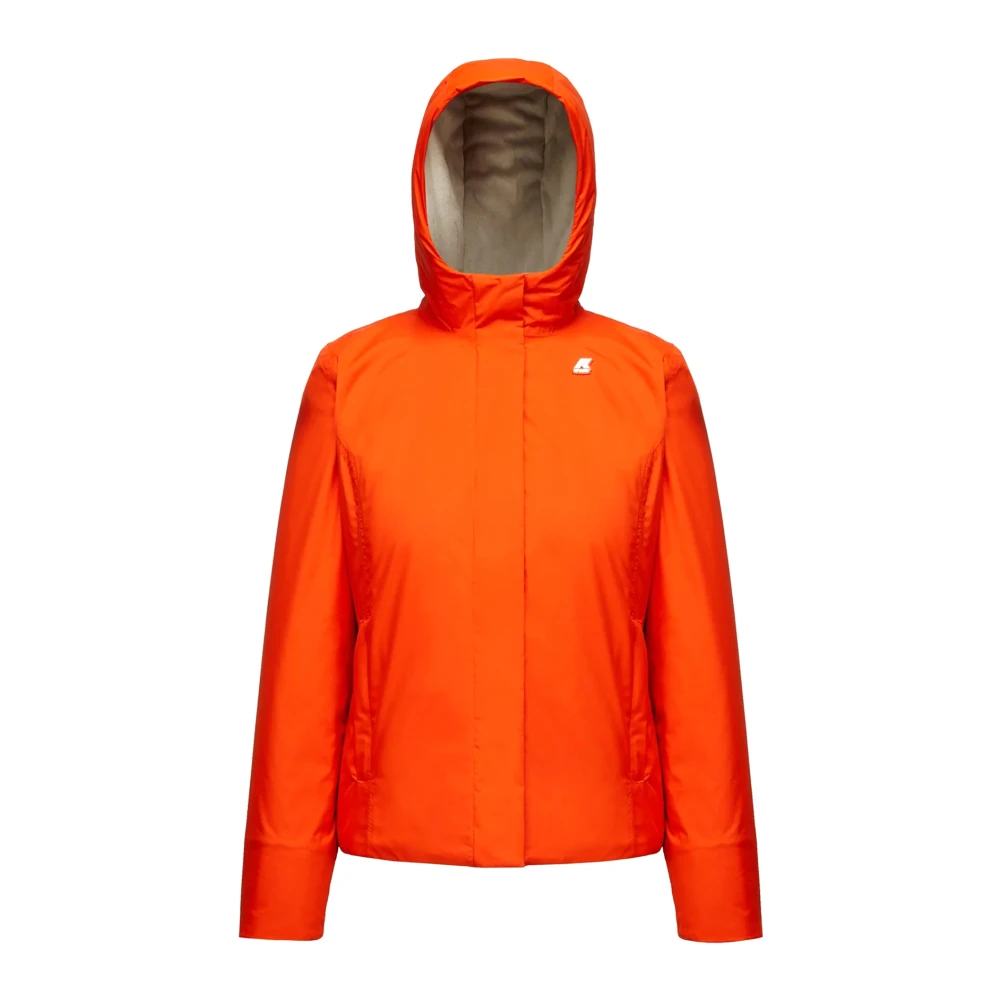 K-way Korte Marmot Jas Orange Dames