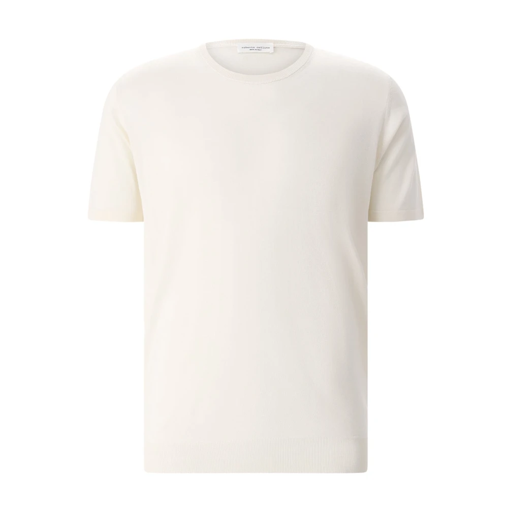 Roberto Collina Hombre Beige Jerseys, Talla: L