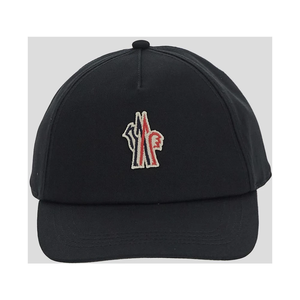 Moncler Katoenen Logo Cap Black Unisex