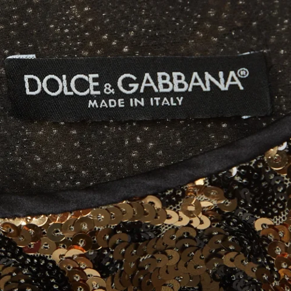 Dolce & Gabbana Pre-owned Fabric dresses Yellow Dames